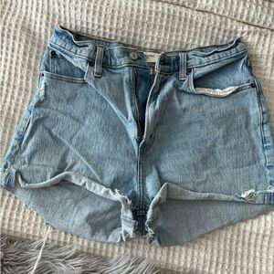 Abercrombie & Fitch Curve Love High Rise Mom Short